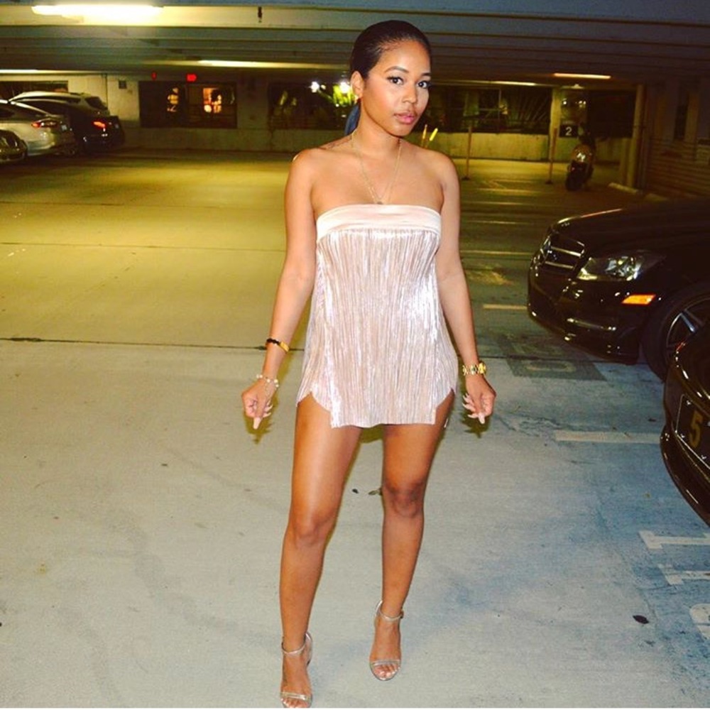 2 piece metallic rosa